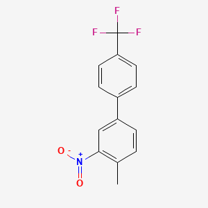 4-Methyl-3-nitro-4'-(trifluoromethyl)-1,1'-biphenyl