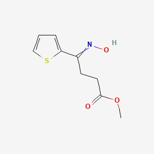 Methyl (4Z)-4-(hydroxyimino)-4-(2-thienyl)butanoate