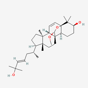 (1R,4S,5S,8R,9R,12S,13S,16S,19R)-8-[(E,2R)-6-hydroxy-6-methylhept-4-en-2-yl]-19-methoxy-5,9,17,17-tetramethyl-18-oxapentacyclo[10.5.2.01,13.04,12.05,9]nonadec-2-en-16-ol