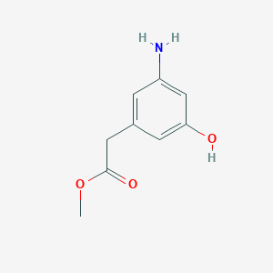 Methyl 2-(3-amino-5-hydroxyphenyl)acetate