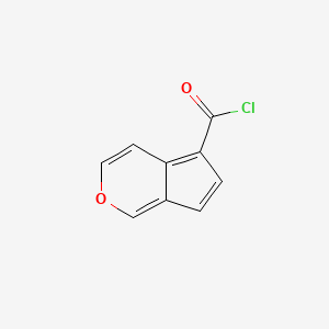 molecular formula C9H5ClO2 B15496884 5-Cyclopenta[c]pyrancarbonyl chloride 