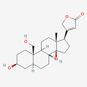 molecular formula C23H34O5 B15496991 Coroglaucigenin CAS No. 468-19-9