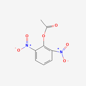 molecular formula C8H6N2O6 B15497038 (2,6-Dinitrophenyl) acetate CAS No. 1523-09-7