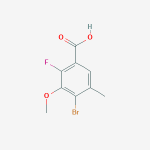 4-Bromo-2-fluoro-3-methoxy-5-methylbenzoic acid