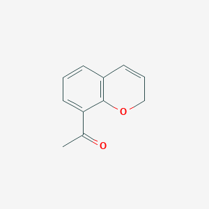 molecular formula C11H10O2 B15497129 1-(2H-chromen-8-yl)ethan-1-one 