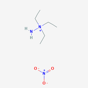 molecular formula C6H17N3O3 B15497188 1,1,1-Triethylhydrazin-1-ium nitrate CAS No. 1185-49-5