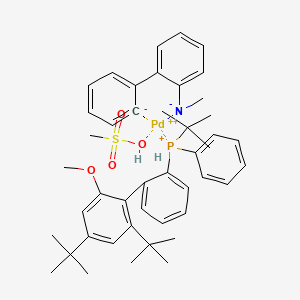 molecular formula C45H57NO4PPdS+ B15497196 VPhos Pd G3 