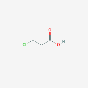 molecular formula C4H5ClO2 B15497248 b-Chloromethacrylic acid CAS No. 920-99-0