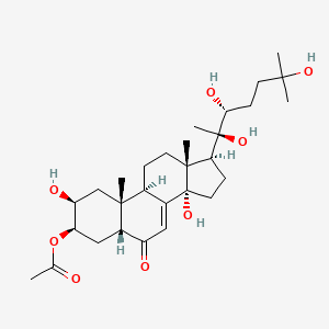 molecular formula C29H46O8 B15497318 3-O-Acetyl-20-hydroxyecdysone 