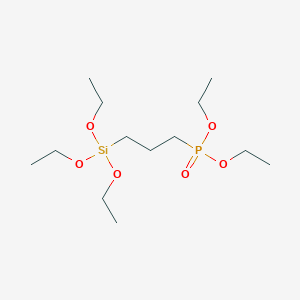 molecular formula C13H31O6PSi B15497418 Diethyl [3-(triethoxysilyl)propyl]phosphonate CAS No. 814-08-4