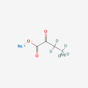 sodium;3,3,4,4,4-pentadeuterio-2-oxo(413C)butanoate