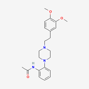 Acetanilide, 2'-(4-(3,4-dimethoxyphenethyl)-1-piperazinyl)-