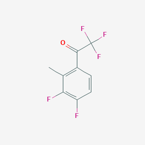 molecular formula C9H5F5O B15497567 1-(3,4-Difluoro-2-methylphenyl)-2,2,2-trifluoroethanone 