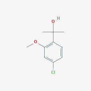 2-(4-Chloro-2-methoxyphenyl)propan-2-ol