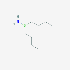 molecular formula C8H20BN B15497626 1,1-Dibutylboranamine CAS No. 1767-37-9