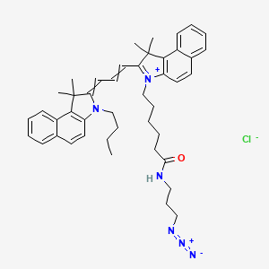 molecular formula C44H53ClN6O B15497629 Cyanine3.5 azide 