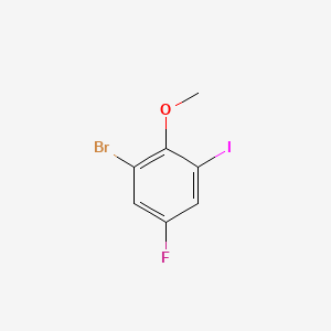 1-Bromo-5-fluoro-3-iodo-2-methoxybenzene