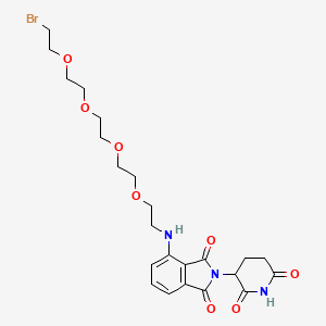 Pomalidomide-PEG4-C2-Br