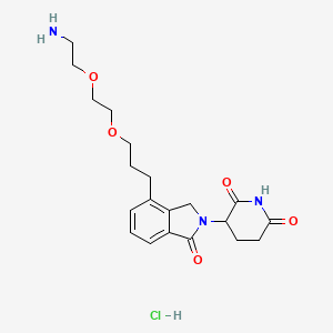 Phthalimidinoglutarimide-C3-O-PEG1-C2-amine HCl