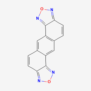 molecular formula C14H6N4O2 B15497745 6,16-dioxa-5,7,15,17-tetrazapentacyclo[11.7.0.03,11.04,8.014,18]icosa-1,3(11),4,7,9,12,14,17,19-nonaene CAS No. 228-14-8