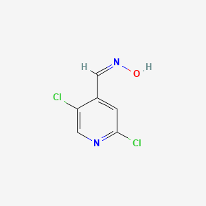 molecular formula C6H4Cl2N2O B15497788 2,5-Dichloro-4-pyridinecarboxaldehyde oxime 