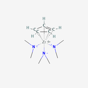 molecular formula C11H23N3Zr B15497873 CpZr(NMe2)3 CpTDMAZ CAS No. 33271-88-4