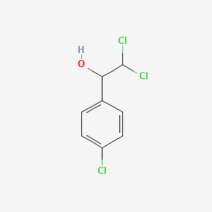 molecular formula C8H7Cl3O B15497920 2,2-Dichloro-1-(4-chlorophenyl)ethanol 