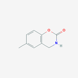 molecular formula C9H9NO2 B15497959 6-Methyl-3,4-dihydro-2H-1,3-benzoxazin-2-one CAS No. 1199-05-9