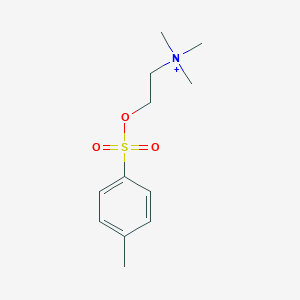 molecular formula C12H20NO3S+ B15497964 Trimethyl-[2-(4-methylphenyl)sulfonyloxyethyl]azanium 