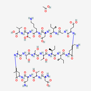 molecular formula C83H145N21O33 B15497988 Peptide M acetate 