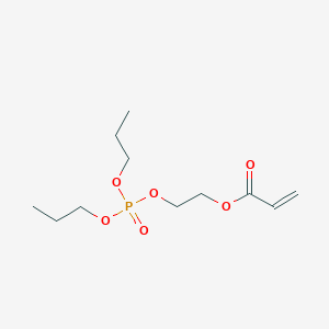 2-[(Dipropoxyphosphoryl)oxy]ethyl prop-2-enoate