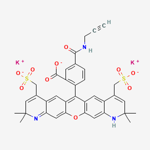 molecular formula C36H30K2N3O10S2- B15498014 AF568 alkyne, 5-isomer 