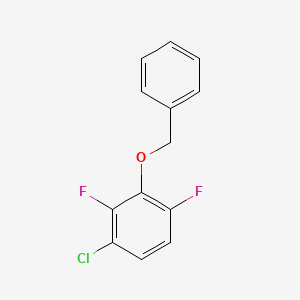 molecular formula C13H9ClF2O B15498138 2-(Benzyloxy)-4-chloro-1,3-difluorobenzene 