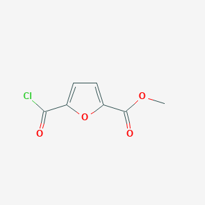 molecular formula C7H5ClO4 B15498147 Methyl 5-(Chlorocarbonyl)furan-2-carboxylate 