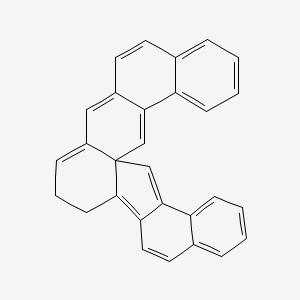 molecular formula C29H20 B15498151 13,14-Dihydrobenzo[4,5]indeno[1,2-n]tetraphene CAS No. 1175-02-6