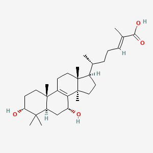 molecular formula C30H48O4 B15498199 Ganoderic acid U CAS No. 86377-51-7