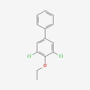 molecular formula C14H12Cl2O B15498213 3,5-Dichloro-4-ethoxy-1,1'-biphenyl 