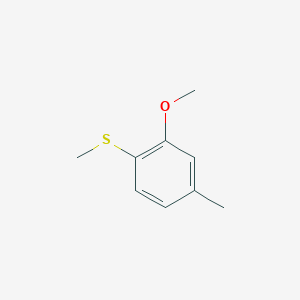 molecular formula C9H12OS B15498243 (2-Methoxy-4-methylphenyl)(methyl)sulfane 