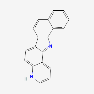 molecular formula C19H12N2 B15498339 13H-Benzo(a)pyrido(2,3-i)carbazole CAS No. 239-66-7