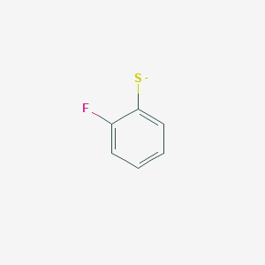 molecular formula C6H4FS- B15498421 2-Fluorobenzenethiolate 