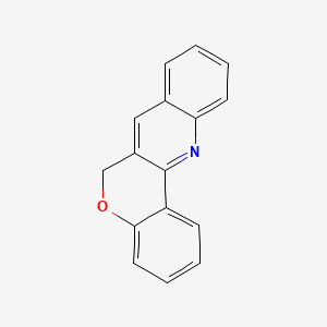 molecular formula C16H11NO B15498681 6H-(1)Benzopyrano(4,3-b)quinoline CAS No. 225-55-8