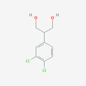 molecular formula C9H10Cl2O2 B15498745 2-(3,4-Dichlorophenyl)propane-1,3-diol 