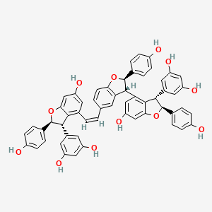 molecular formula C56H42O12 B15498792 cis-Vitisin B 