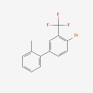 molecular formula C14H10BrF3 B15498828 4'-Bromo-2-methyl-3'-(trifluoromethyl)-1,1'-biphenyl 