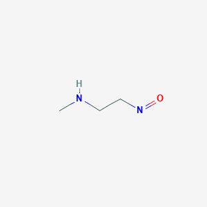 molecular formula C3H8N2O B15498867 N-methyl-2-nitrosoethanamine 