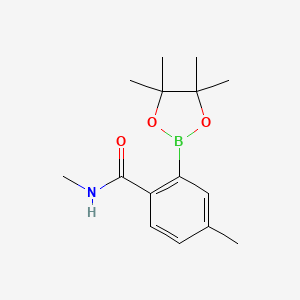 N,4-dimethyl-2-(4,4,5,5-tetramethyl-1,3,2-dioxaborolan-2-yl)benzamide