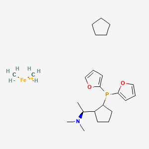 (R)-1-(Difurylphosphino)-2-[(S)-1-(dimethylamino)ethyl]ferrocene