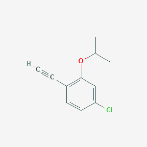 4-Chloro-1-ethynyl-2-isopropoxybenzene