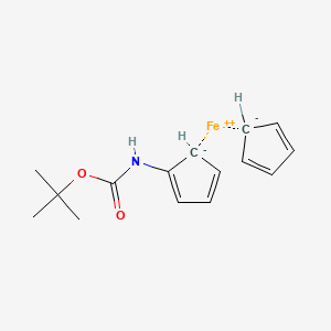 tert-butyl N-cyclopenta-1,3-dien-1-ylcarbamate;cyclopenta-1,3-diene;iron(2+)