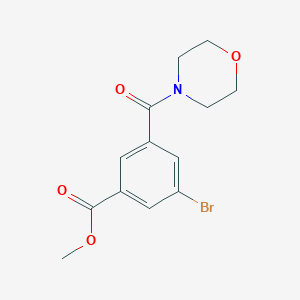 Methyl 3-bromo-5-(morpholine-4-carbonyl)benzoate